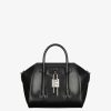 Donne Givenchy Antigona | Mini Borsa Con Chiusura Antigona In Pelle Box Nero