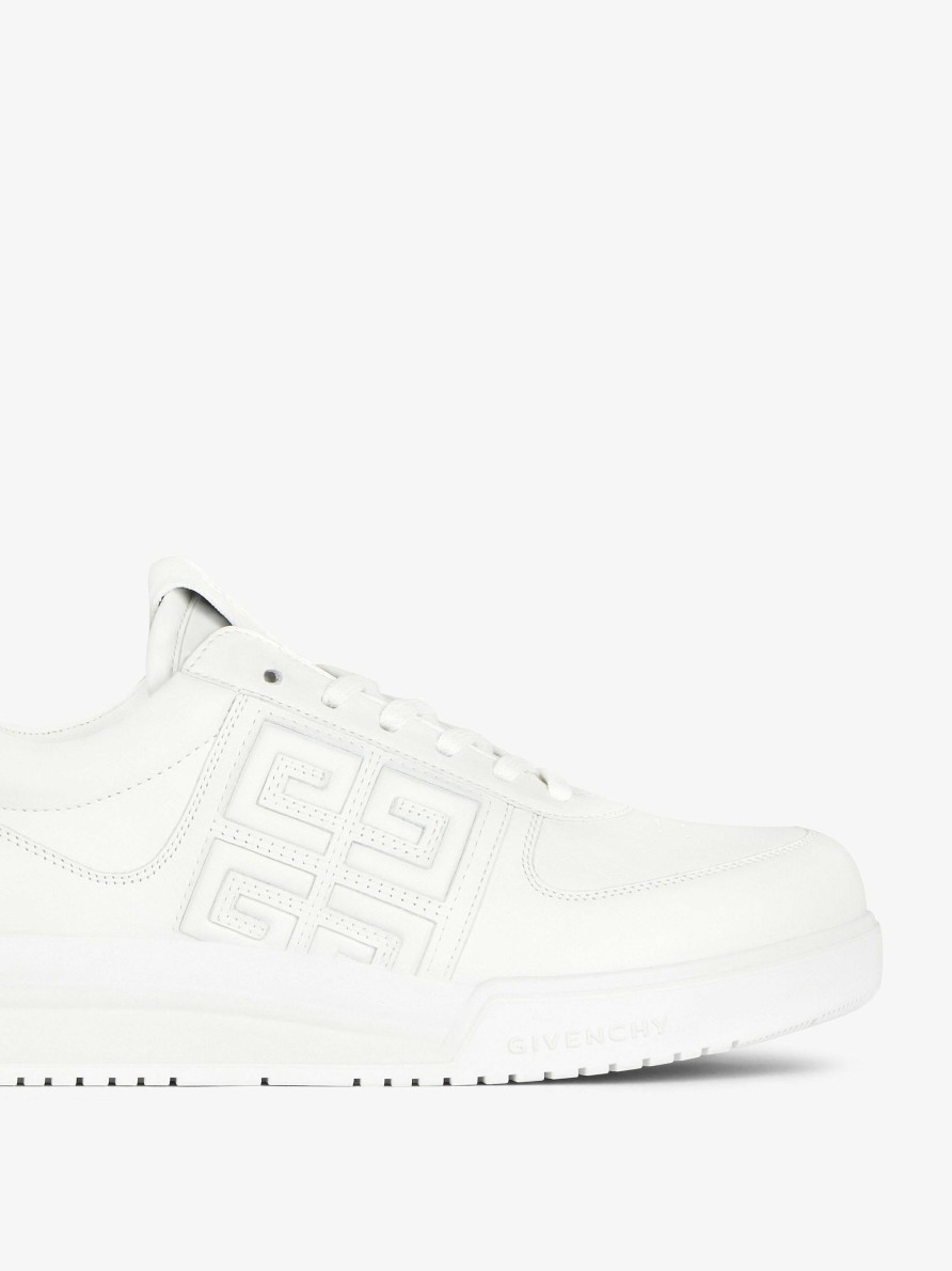 Donne Givenchy Scarpe Da Ginnastica | Sneakers G4 In Pelle Bianco