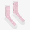 Donne Givenchy Ragazza (Da 4 A 12 Anni) | Calzini In Jacquard 4G Bianco/Rosa