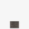 Uomini Givenchy Piccola Pelletteria | Porta Carte Givenchy In Pelle Craquele Nero/Grigio