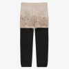 Uomini Givenchy Pantaloni | Pantaloni Jogger Con Gonna Da Carpentiere In Cotone Nero/Beige