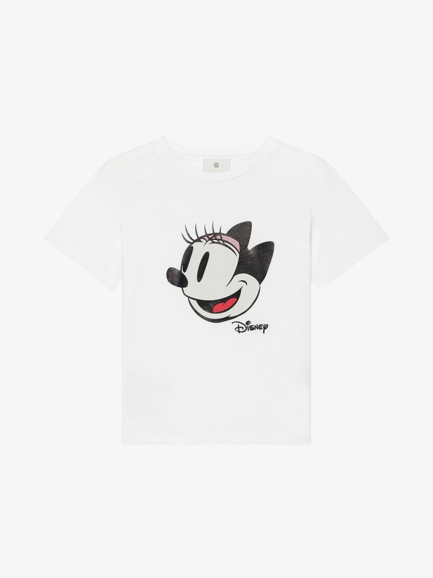 Donne Givenchy Ragazza (Da 4 A 12 Anni) | T-Shirt Oswald In Cotone Bianco