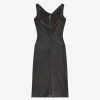 Donne Givenchy Vestiti | Abito In Pelle Con Dettaglio Catena Nero