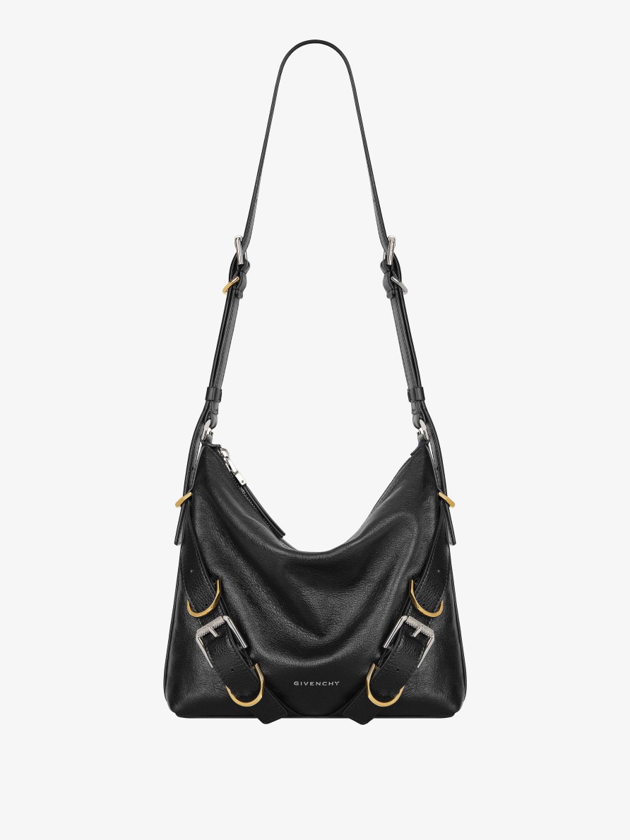 Donne Givenchy Voi | Borsa A Tracolla Voyou In Pelle Nero