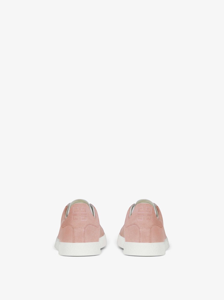 Donne Givenchy Scarpe Da Ginnastica | Sneakers Town In Pelle Scamosciata Rosa Antico