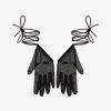 Donne Givenchy Altri Accessori | Mini Guanti Asimmetrici In Tulle 4G Nero