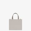 Donne Givenchy Borsa G | Borsa Shopping Mini G-Tote In Tela Grigio Pietra