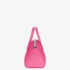 Donne Givenchy Antigona | Mini Borsa Antigona In Pelle Box Rosa Fluo