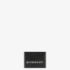 Donne Givenchy Piccola Pelletteria | Portacarte G-Cut In Tela Spalmata 4G E Pelle Nero