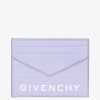 Donne Givenchy Piccola Pelletteria | Portacarte G-Cut In Pelle 4G Lavanda