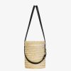 Donne Givenchy Voi | Borsa Basket Piccola Voyou In Rafia Nero