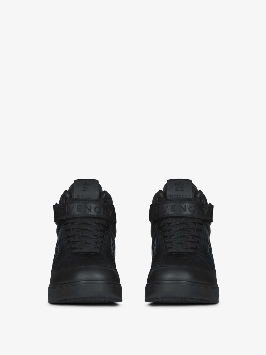 Uomini Givenchy G4 | Sneakers Alte G4 In Pelle Nero