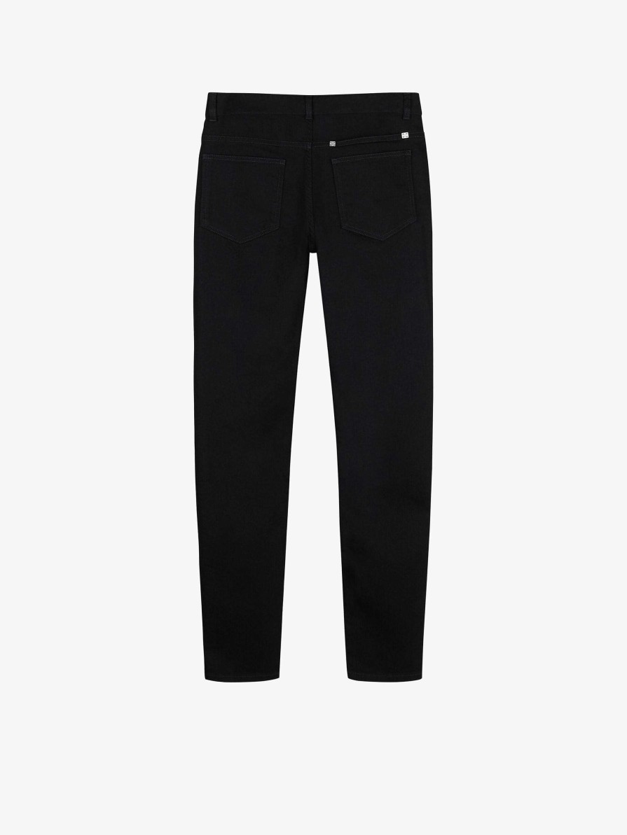 Uomini Givenchy Denim | Jeans Slim Fit In Denim Nero