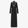 Donne Givenchy Vestiti | Abito In Lurex Con Jacquard Floreale Nero