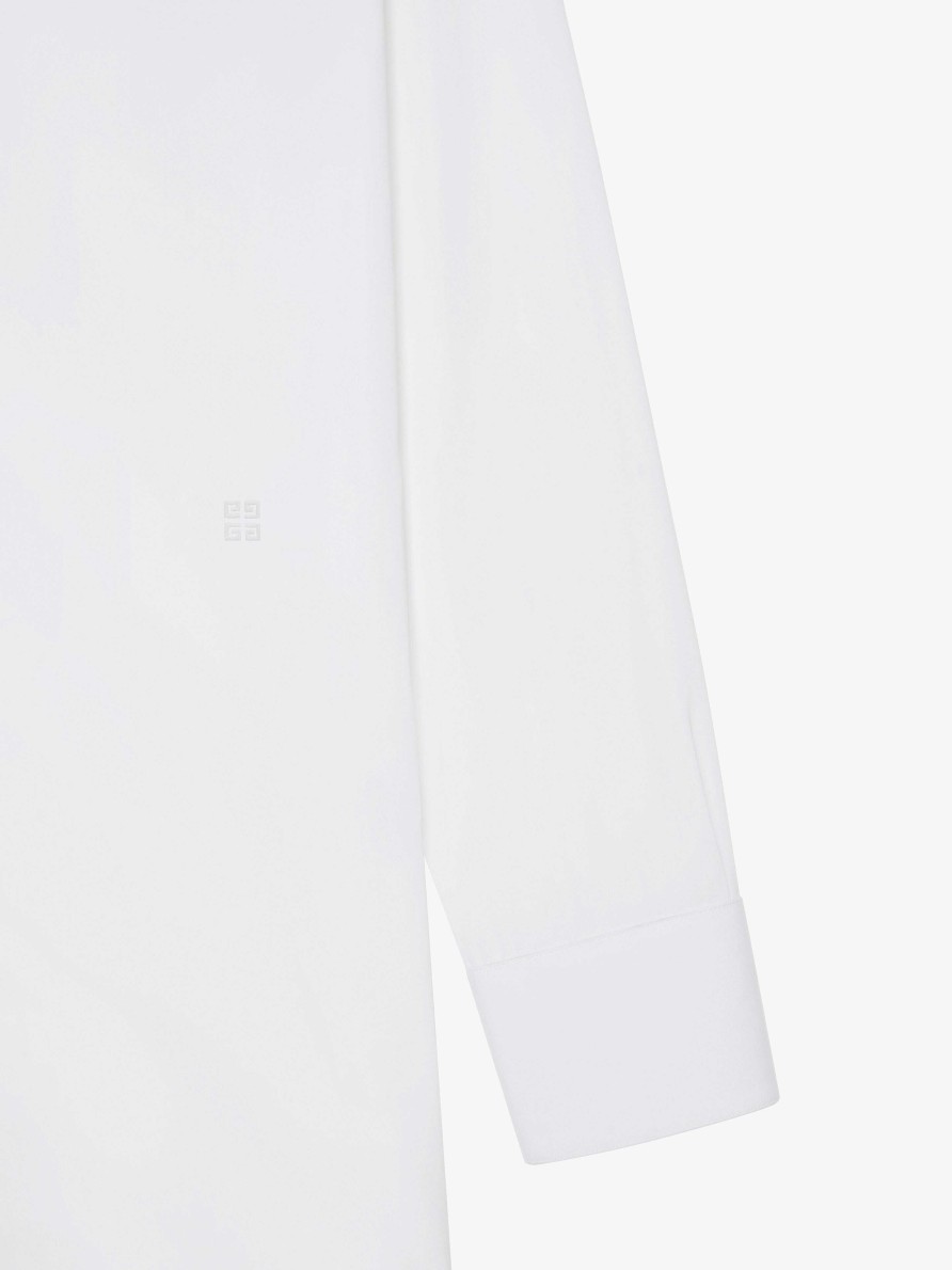 Uomini Givenchy Camicie | Camicia In Popeline Bianco