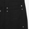 Uomini Givenchy Pantaloni | Pantaloni Carpentiere In Flanella Di Lana Nero