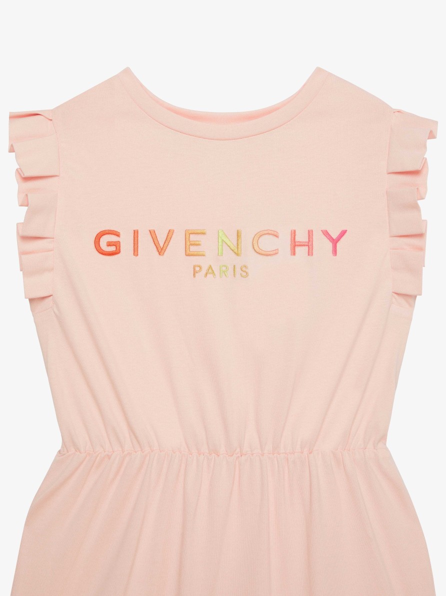 Donne Givenchy Ragazza (Da 4 A 12 Anni) | Abito Senza Maniche In Jersey Rosa Confetto