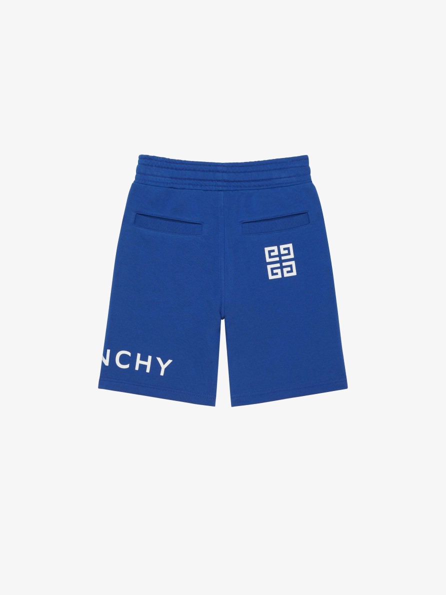 Uomini Givenchy Ragazzo (Da 4 A 12 Anni) | Bermuda In Pile Blu Reale