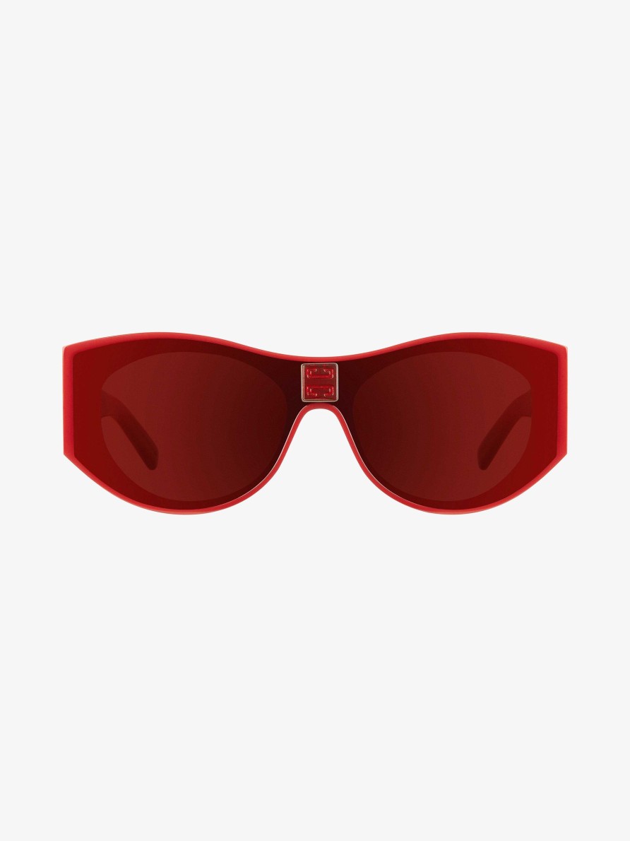 Donne Givenchy Occhiali Da Sole | Occhiali Da Sole Unisex 4Gem In Acetato Rosso