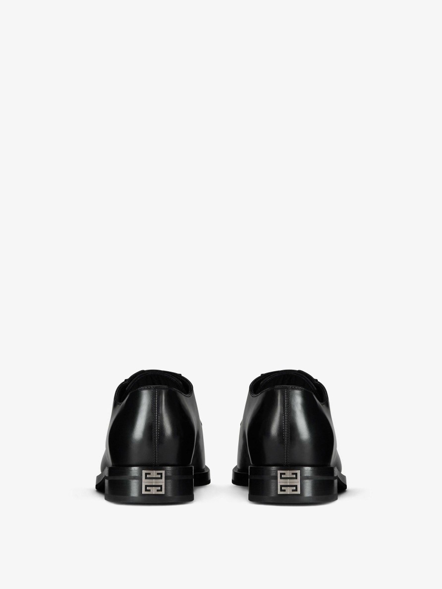 Uomini Givenchy Stivali E Derby | Derby Classiche In Pelle Nero