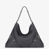 Donne Givenchy Voi | Borsa Voyou Grande In Cashmere Grigio Medio