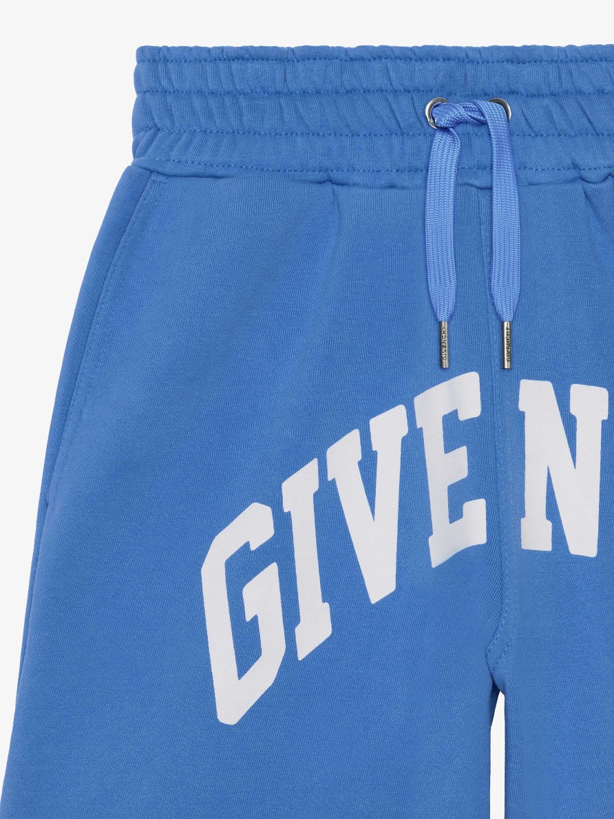 Uomini Givenchy Ragazzo (Da 4 A 12 Anni) | Bermuda College Di Givenchy In Felpa Blu