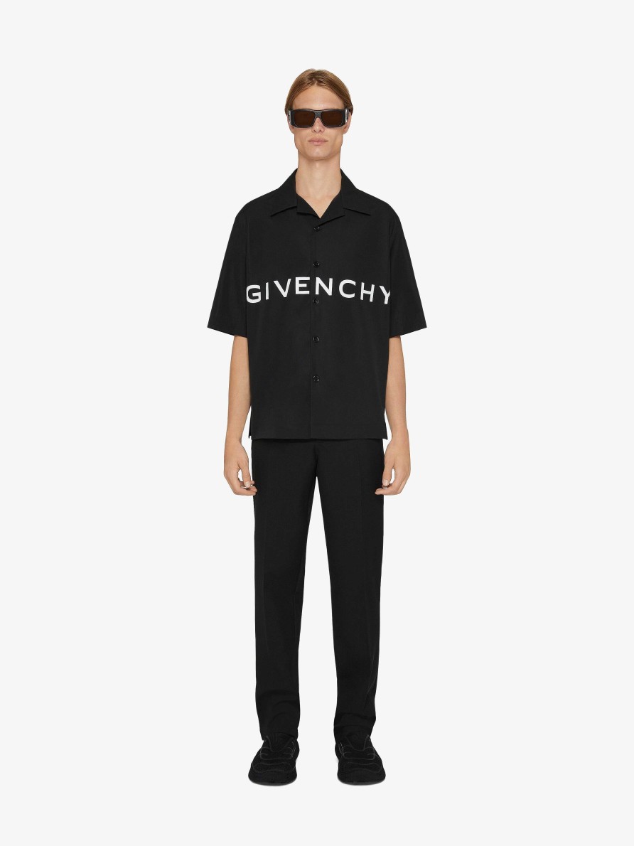 Uomini Givenchy Pantaloni | Pantaloni In Lana E Mohair Nero