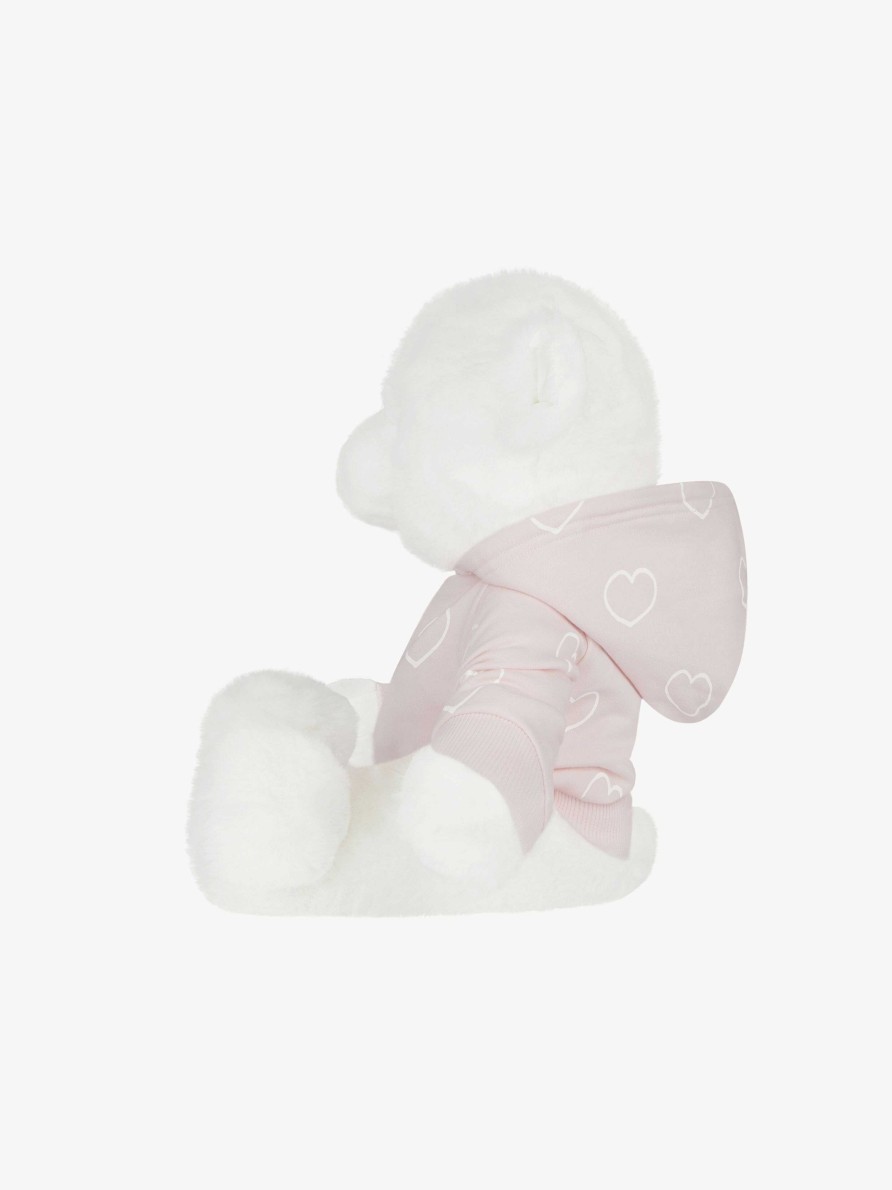 Uomini Givenchy Ragazzo (Da 4 A 12 Anni) | Orsetto Di Peluche Di Givenchy Bianco/Rosa