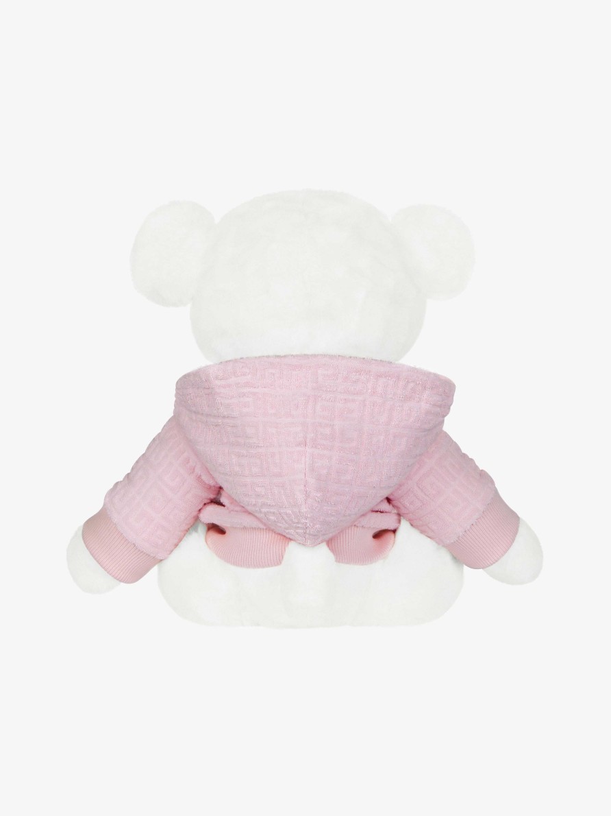 Uomini Givenchy Ragazzo (Da 4 A 12 Anni) | Orsetto Di Peluche Di Givenchy In Pelliccia Sintetica Rosa Chiaro